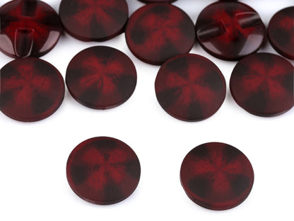Bouton pour manteaux et vestes - effet velours, tailles 21,1mm, 25,4mm, 30,4mm - 25pc