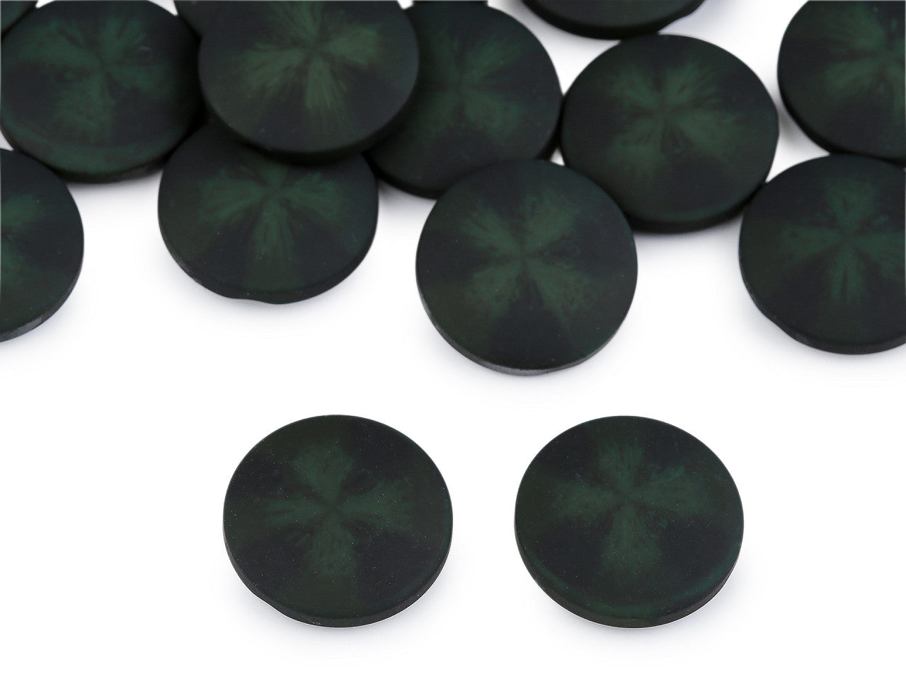Bouton pour manteaux et vestes - effet velours, tailles 21,1mm, 25,4mm, 30,4mm - 25pc