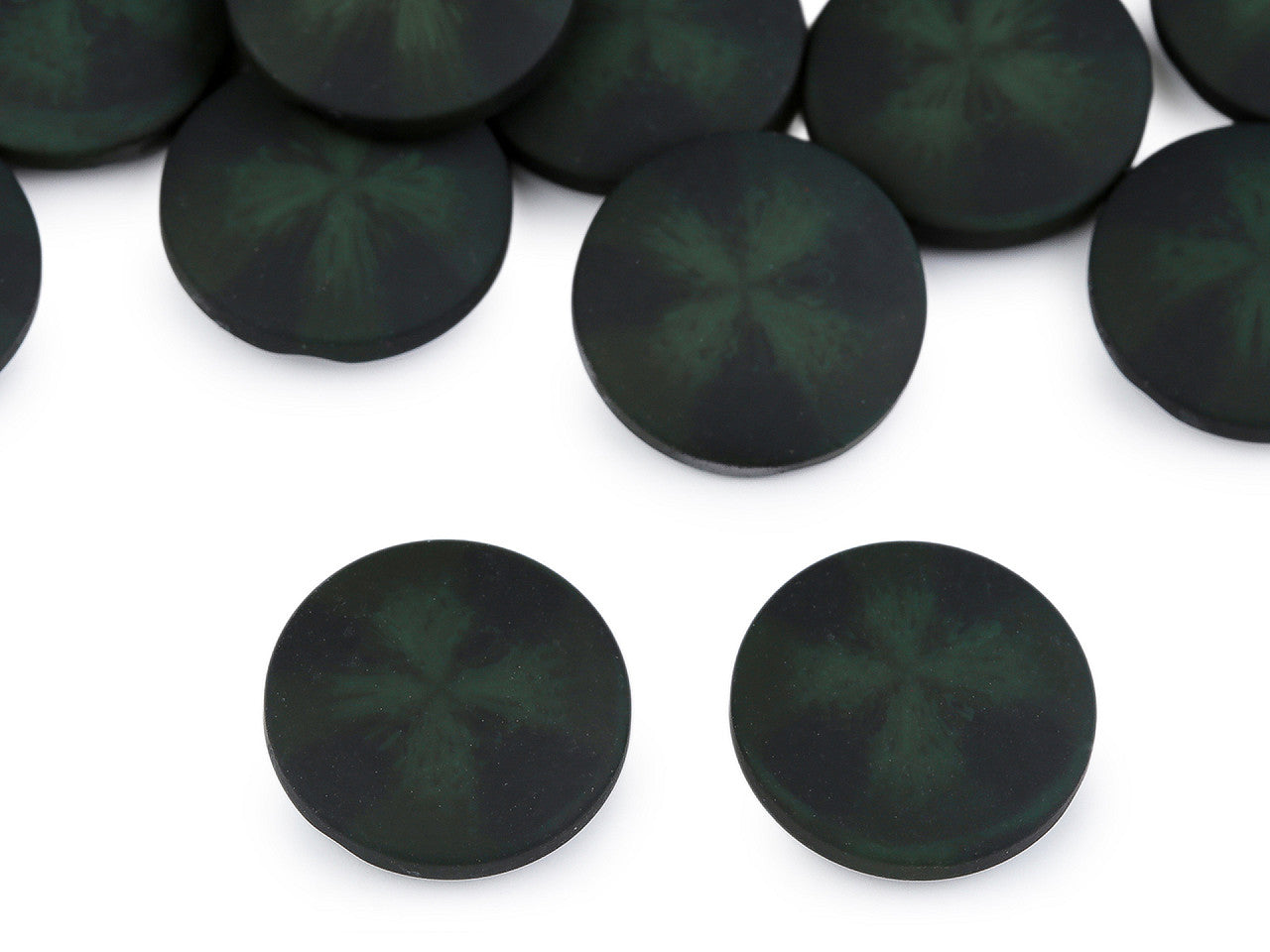 Bouton pour manteaux et vestes - effet velours, tailles 21,1mm, 25,4mm, 30,4mm - 25pc
