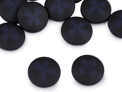 Bouton pour manteaux et vestes - effet velours, tailles 21,1mm, 25,4mm, 30,4mm - 25pc
