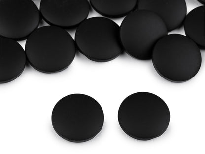 Bouton pour manteaux et vestes - effet velours, tailles 21,1mm, 25,4mm, 30,4mm - 25pc