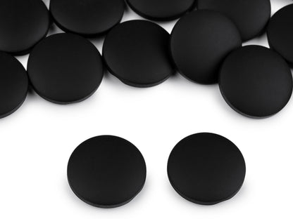 Bouton pour manteaux et vestes - effet velours, tailles 21,1mm, 25,4mm, 30,4mm - 25pc