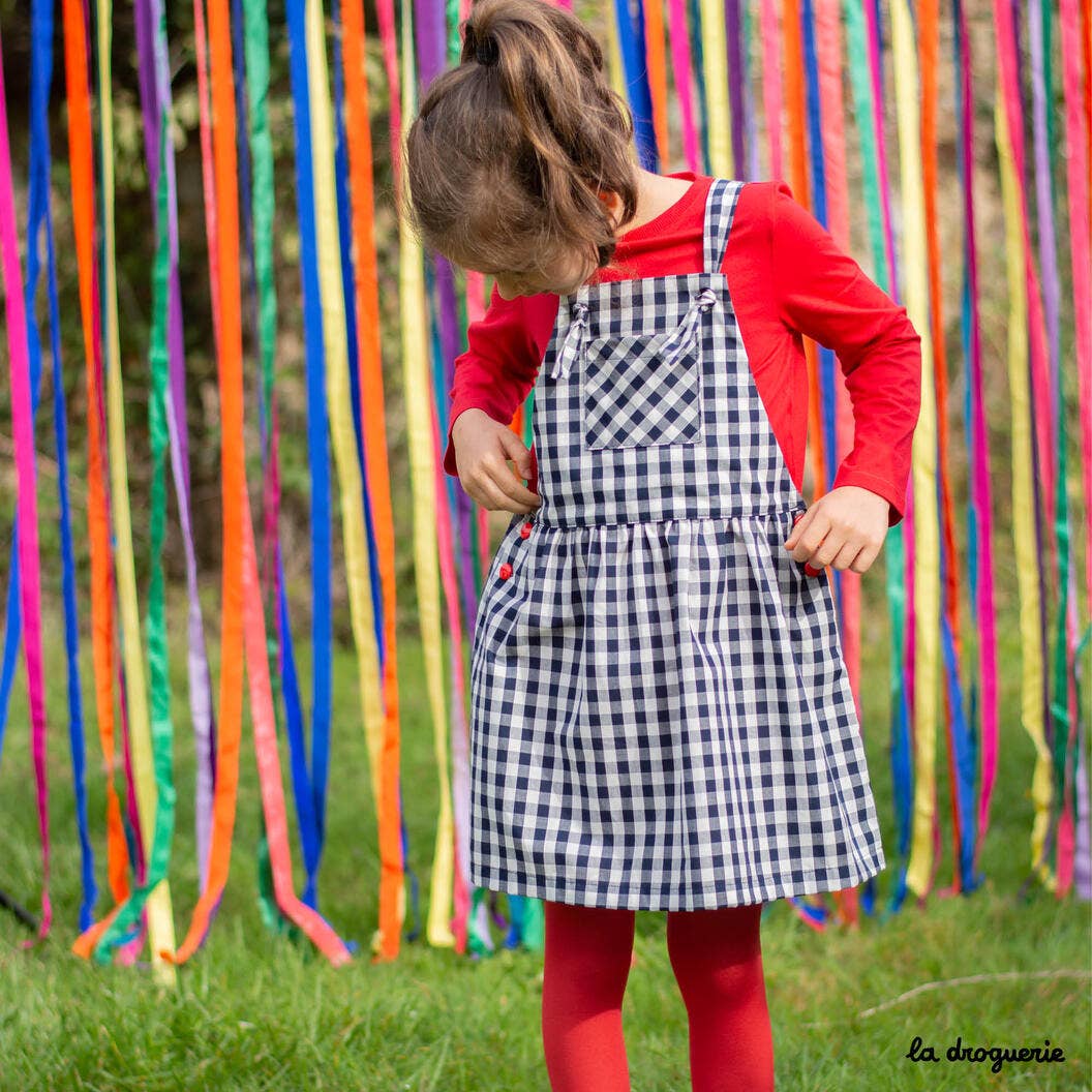 Patron couture de la robe et salopette short enfan Camifolia