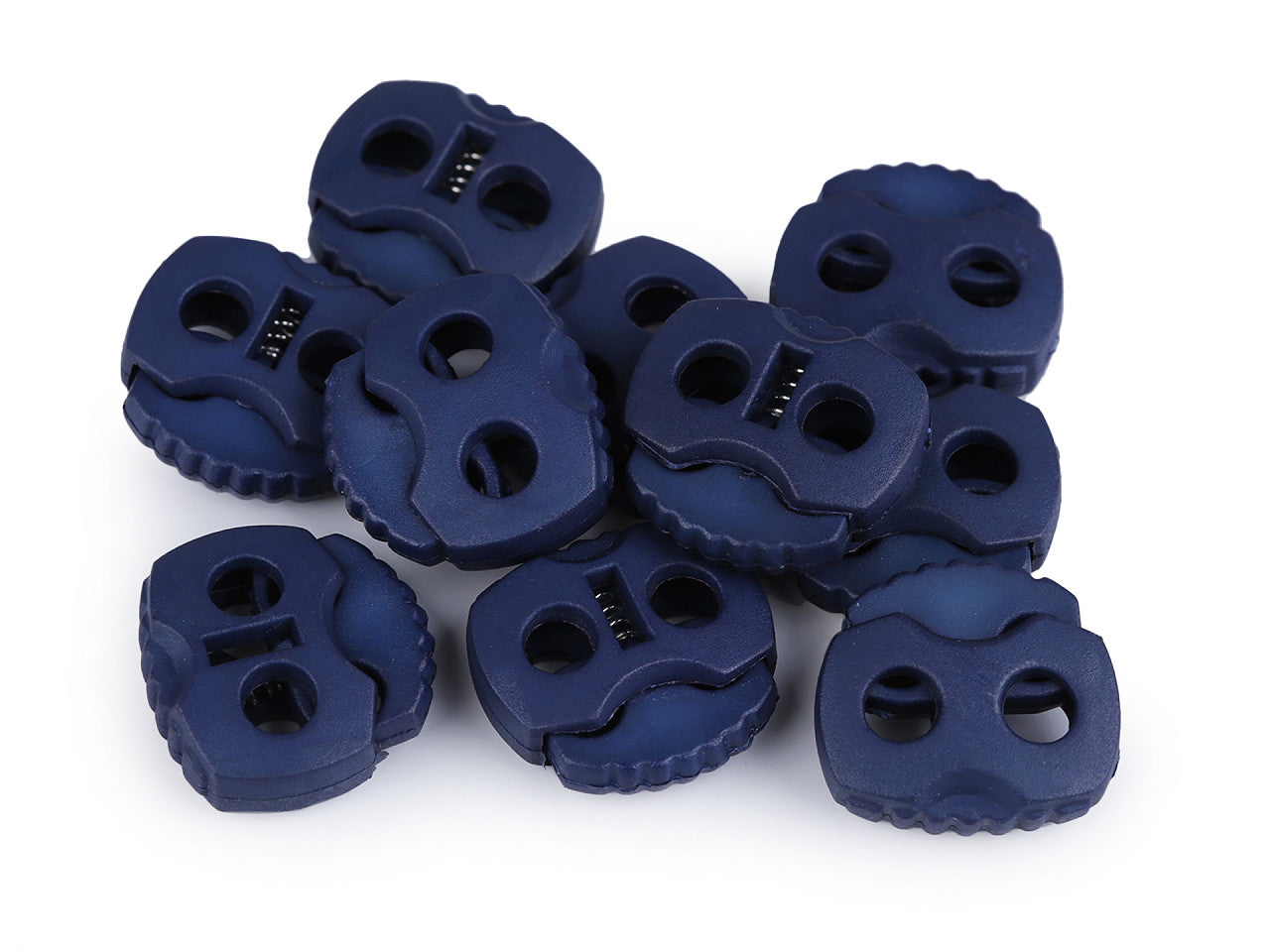 Butée de verrouillage pour cordon à 2 trous, 20 x 20 mm