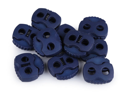 Butée de verrouillage pour cordon à 2 trous, 20 x 20 mm
