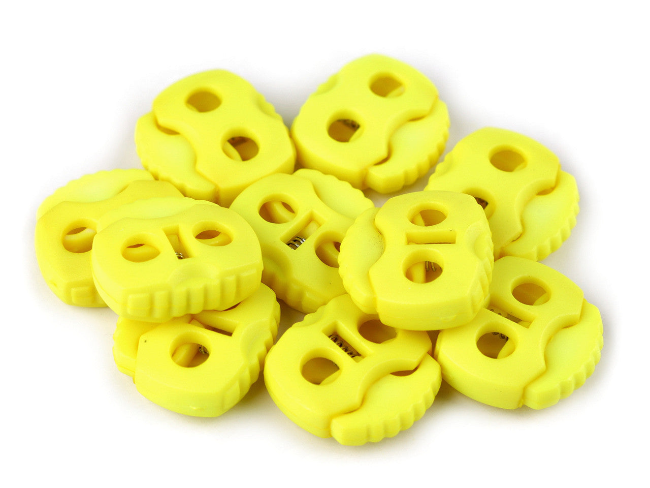 Butée de verrouillage pour cordon à 2 trous, 20 x 20 mm