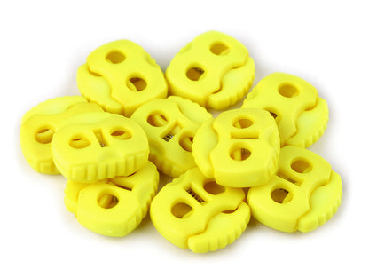 Butée de verrouillage pour cordon à 2 trous, 20 x 20 mm