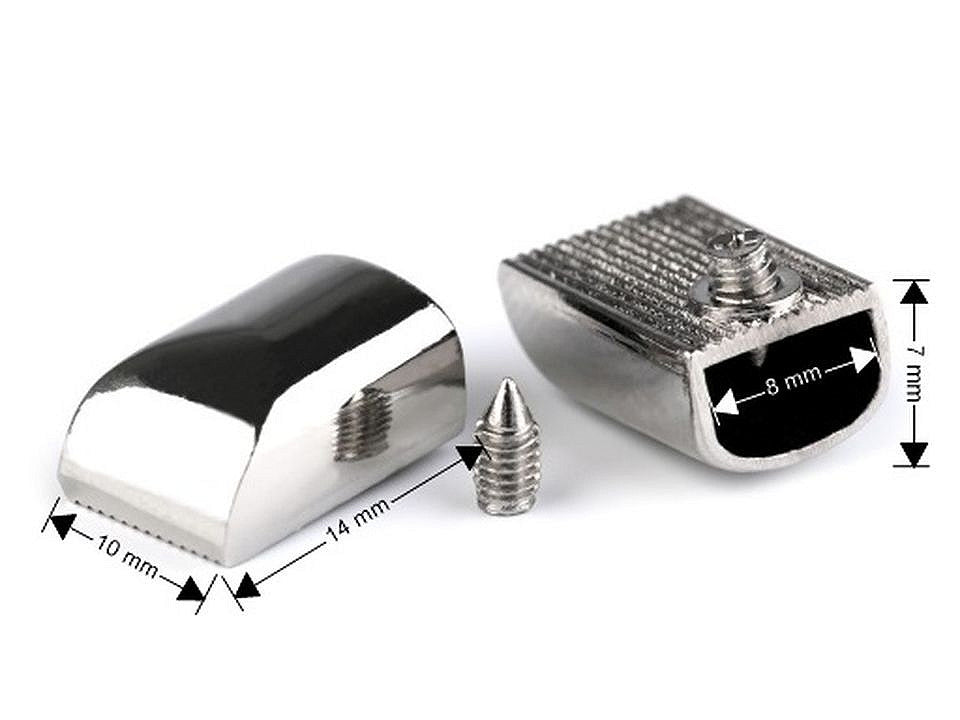 Extrémité/Butée pour FAG en nylon, plastique et métal