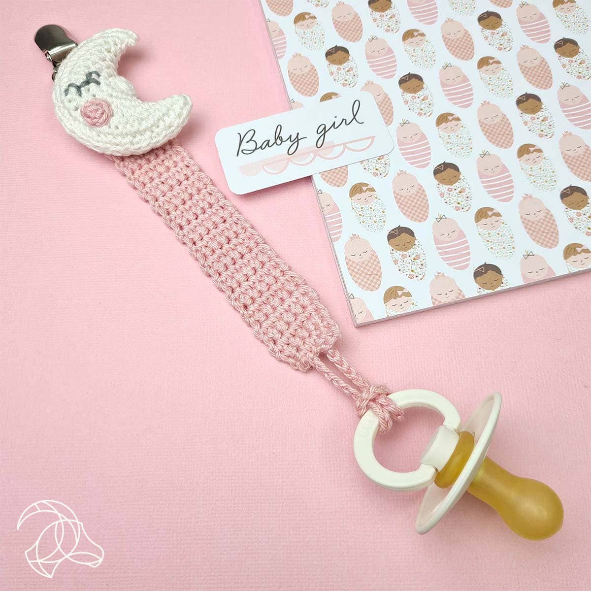 Kit crochet Hardicraft – Attache-tétine Moon (bébé)
