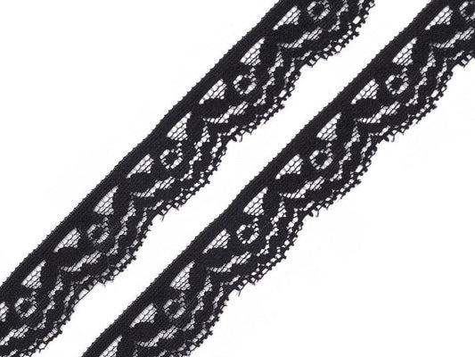 Liseré en dentelle élastique, largeur 20 mm