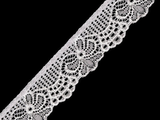 Liseré en dentelle élastique, largeur 30 mm