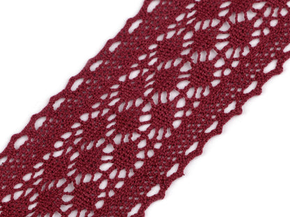 Liseré/Pièce de dentelle en coton, largeur 60 mm - 1m