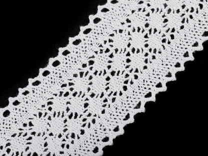 Liseré/Pièce de dentelle en coton, largeur 60 mm - 1m