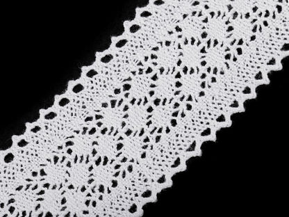 Liseré/Pièce de dentelle en coton, largeur 60 mm - 1m