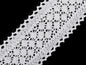 Liseré/Pièce de dentelle en coton, largeur 60 mm - 1m