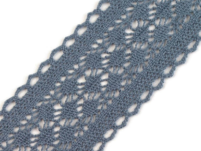 Liseré/Pièce de dentelle en coton, largeur 60 mm - 1m