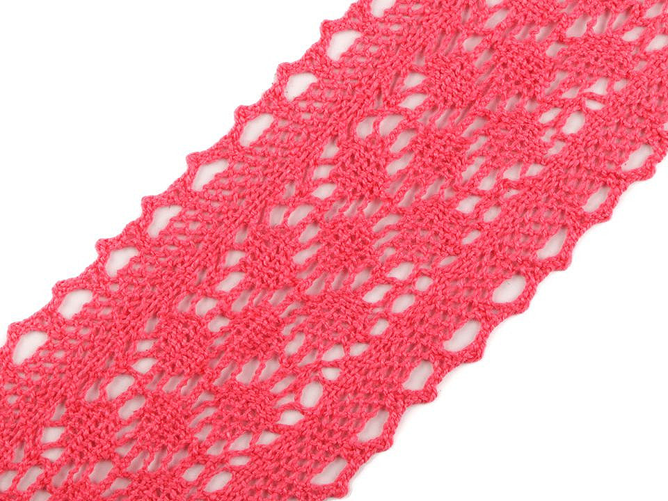 Liseré/Pièce de dentelle en coton, largeur 60 mm - 1m