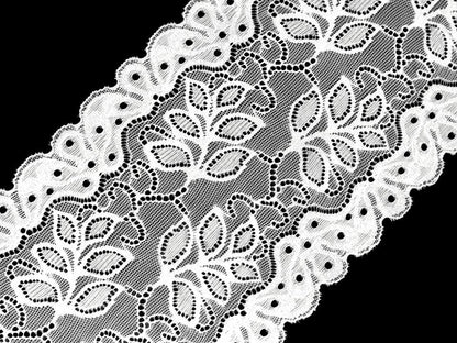 Dentelle élastique, largeur 16 cm