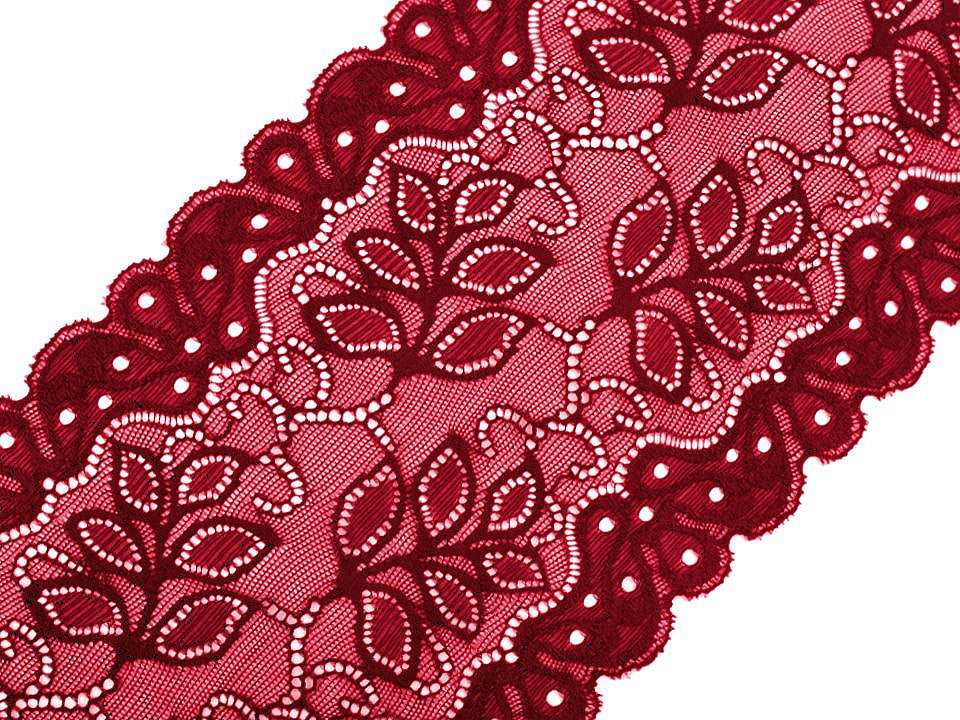Dentelle élastique, largeur 16 cm