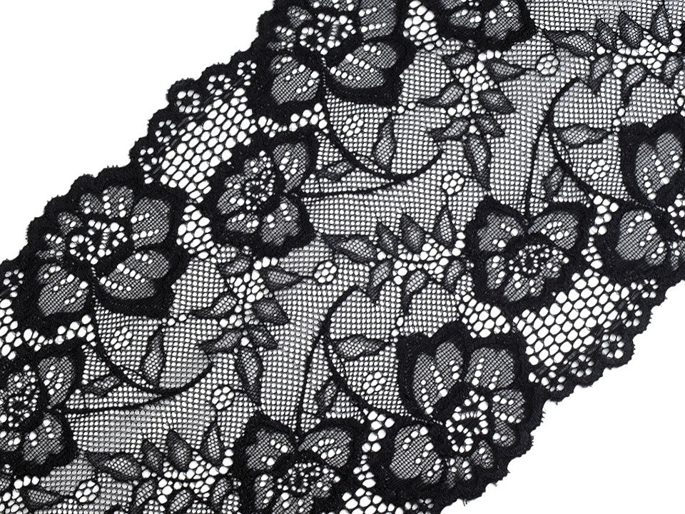 Dentelle élastique, largeur 18,5 cm