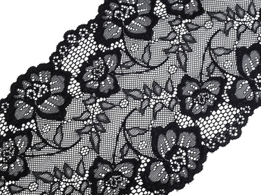 Dentelle élastique, largeur 18,5 cm