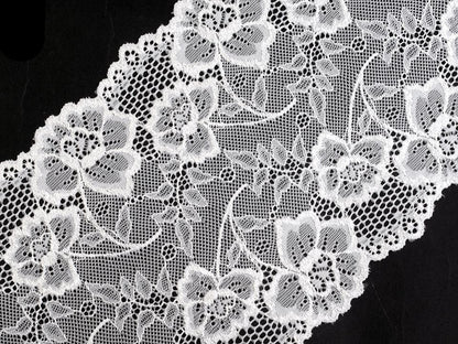 Dentelle élastique, largeur 18,5 cm