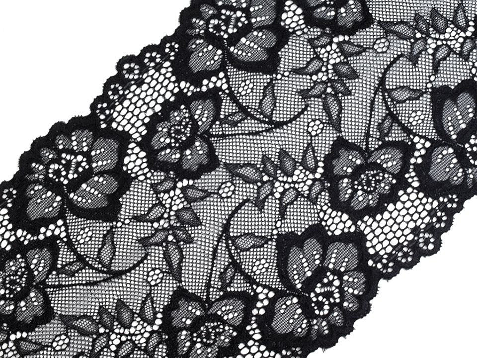 Dentelle élastique, largeur 18,5 cm