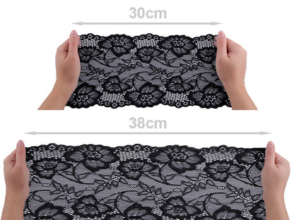 Dentelle élastique, largeur 18,5 cm