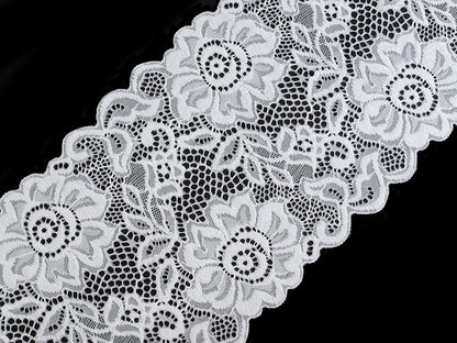 Dentelle élastique, largeur 14 cm