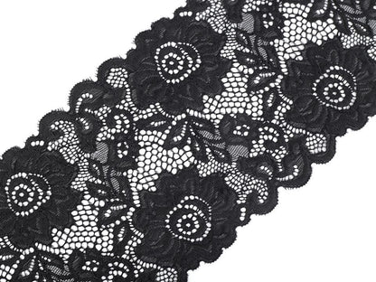 Dentelle élastique, largeur 14 cm