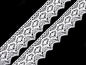 Dentelle en coton, largeur 46 ; 56 mm - 1m