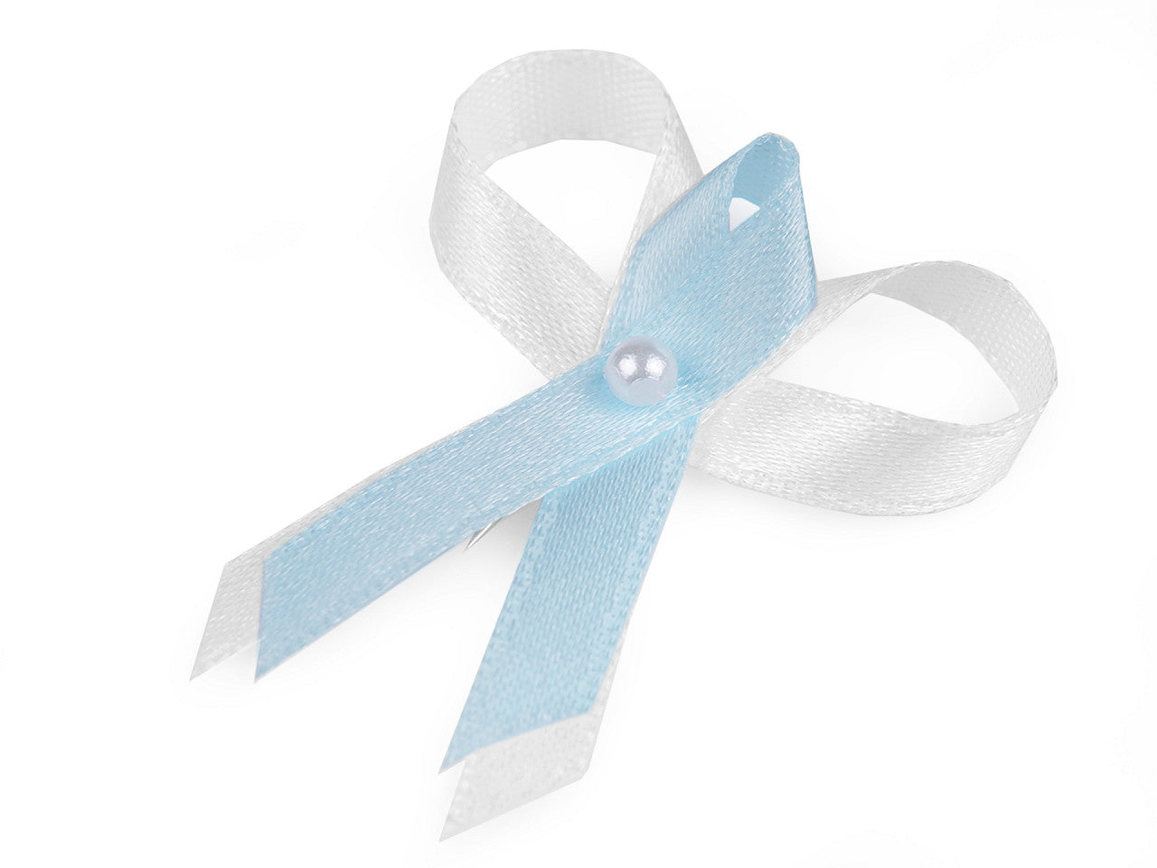 Noeud de ruban de mariage en satin, largeur 35 mm