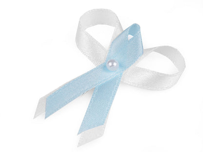 Noeud de ruban de mariage en satin, largeur 35 mm - 100pc