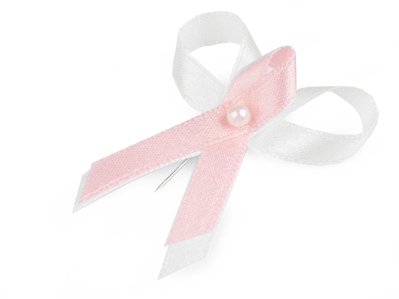 Noeud de ruban de mariage en satin, largeur 35 mm