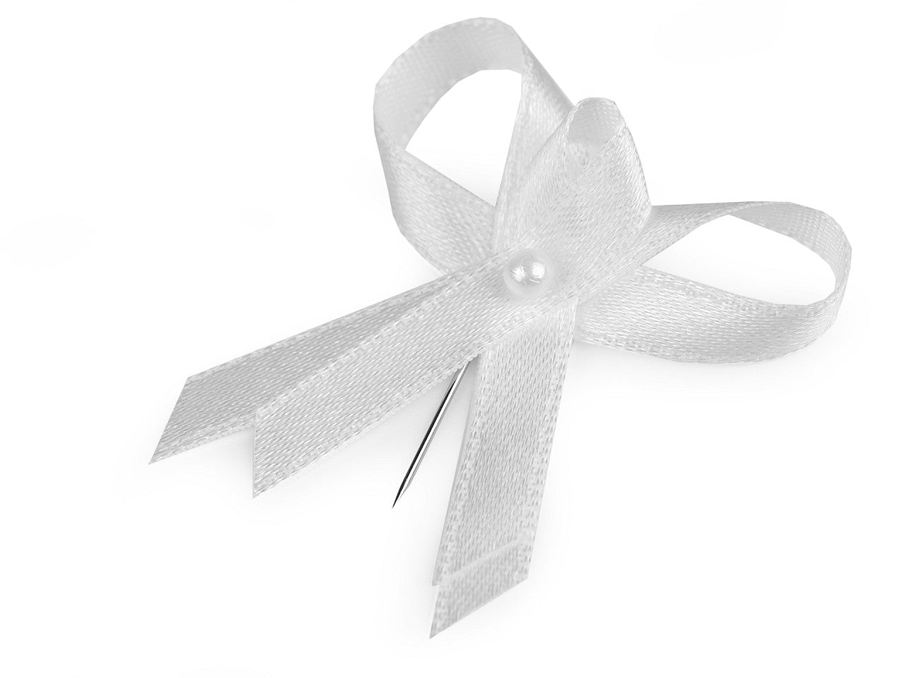 Noeud de ruban de mariage en satin, largeur 35 mm
