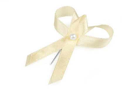 Noeud de ruban de mariage en satin, largeur 35 mm