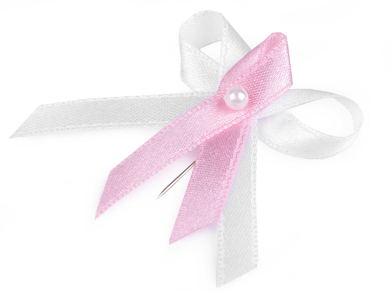 Noeud de ruban de mariage en satin, largeur 35 mm