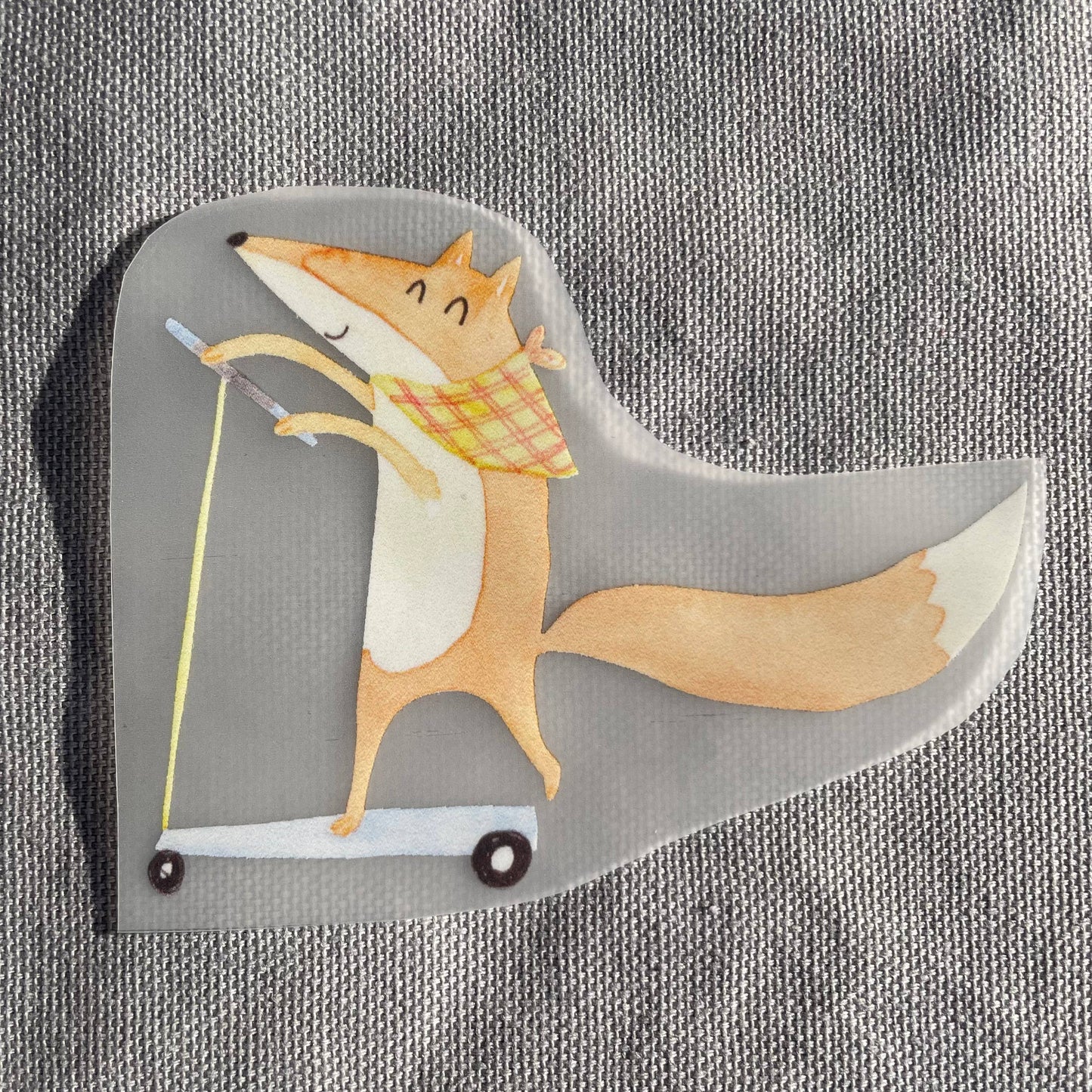 Hannahs Firlefanz - Patch renard sur trottinette, écusson pour enfants