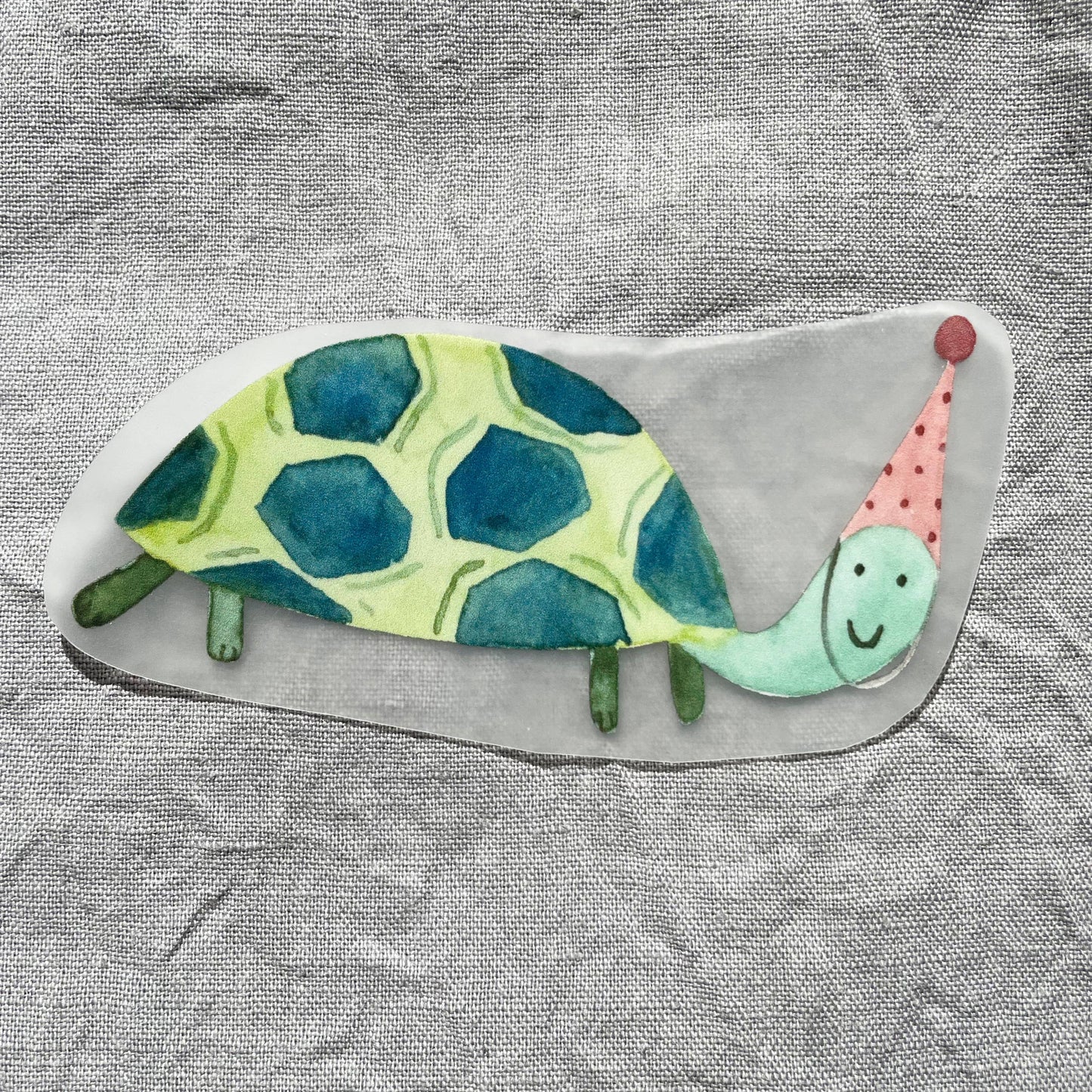 Hannahs Firlefanz - Image thermocollant tortue, écusson, image thermocollante pour enfants