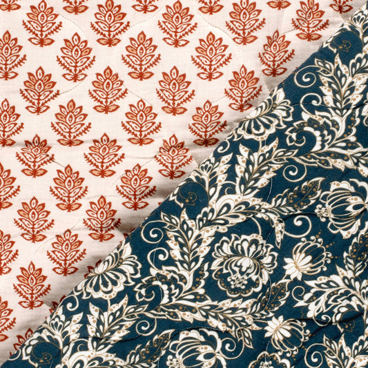 Double gaze matelassée double face Oekotex