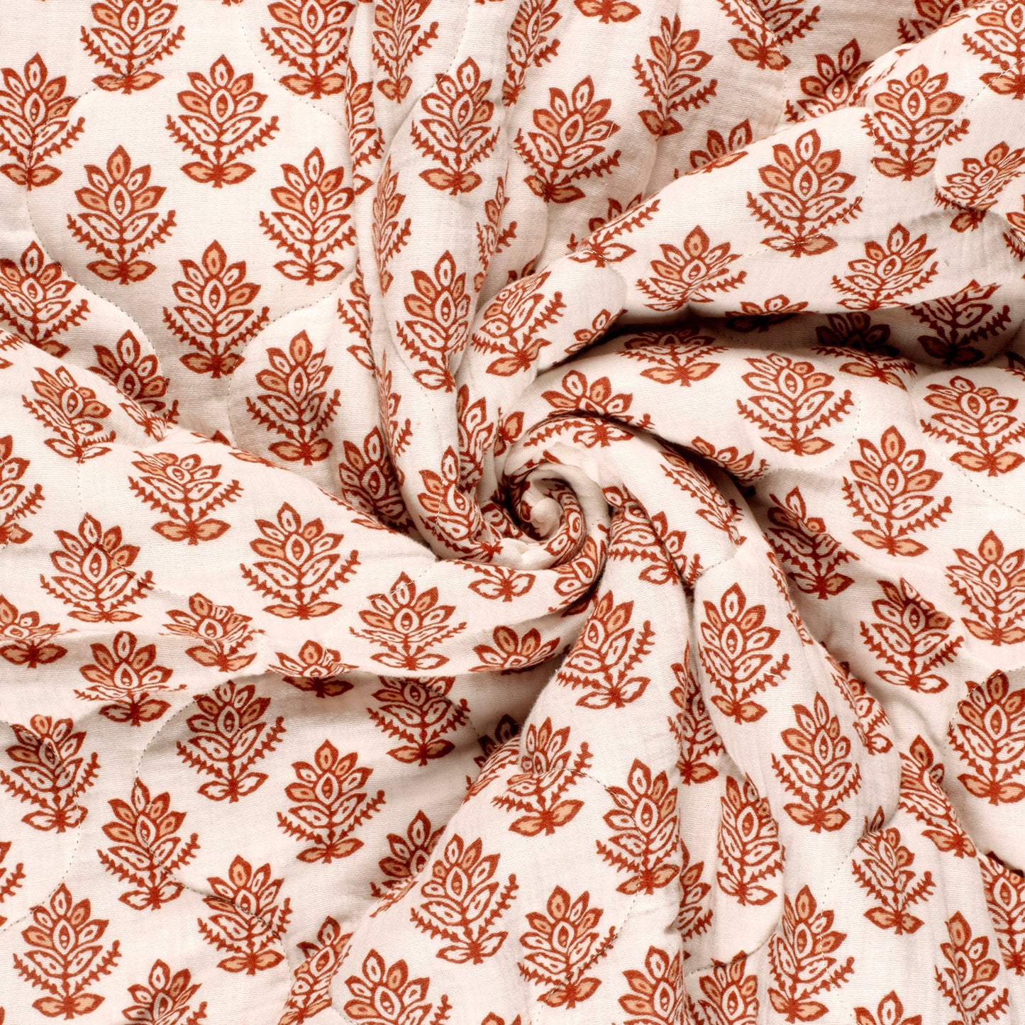 Double gaze matelassée double face Oekotex