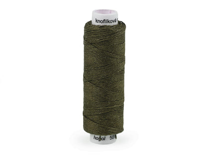 Fil de lin pour bouton, 50 m