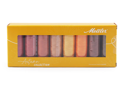 Set de fils en coton, Silk-finish Mettler, 8 x 150 m - 1set