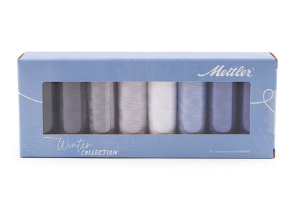 Set de fils en coton, Silk-finish Mettler, 8 x 150 m - 1set