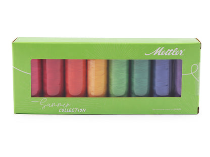 Set de fils en coton, Silk-finish Mettler, 8 x 150 m - 1set