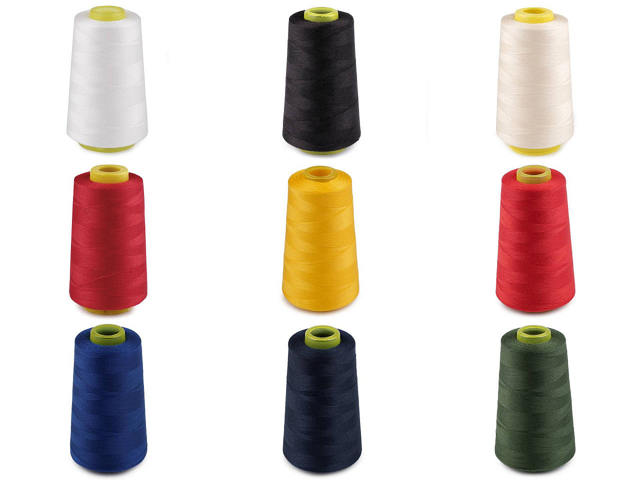 Fils en polyester pour surjeteuses et couture classique, 3000 yards PES 40S/2 - 1pc