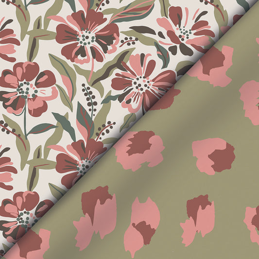 Double gaze matelassée double face Oekotex