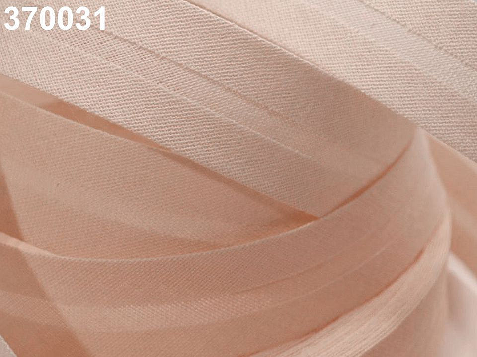 Biais simple en coton,largeur 20 mm - 25m