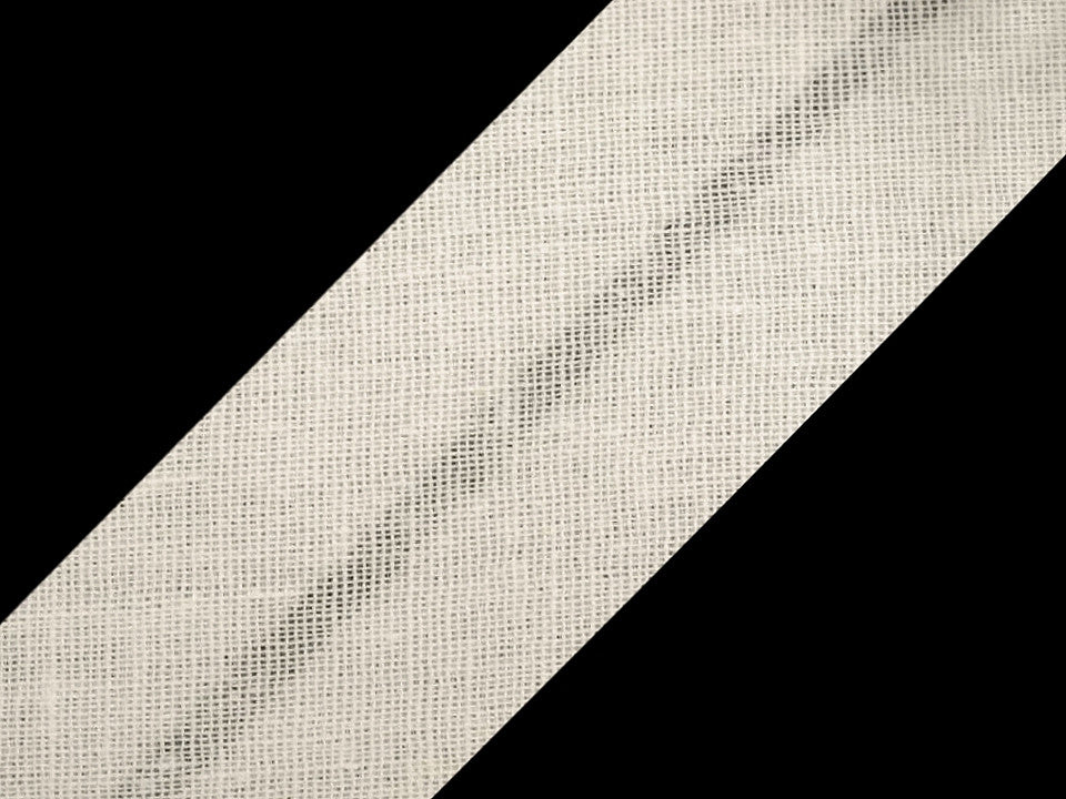 Biais simple en coton,largeur 20 mm - 25m