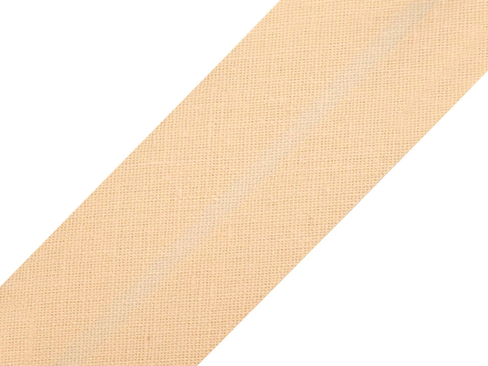 Biais simple en coton,largeur 20 mm - 25m
